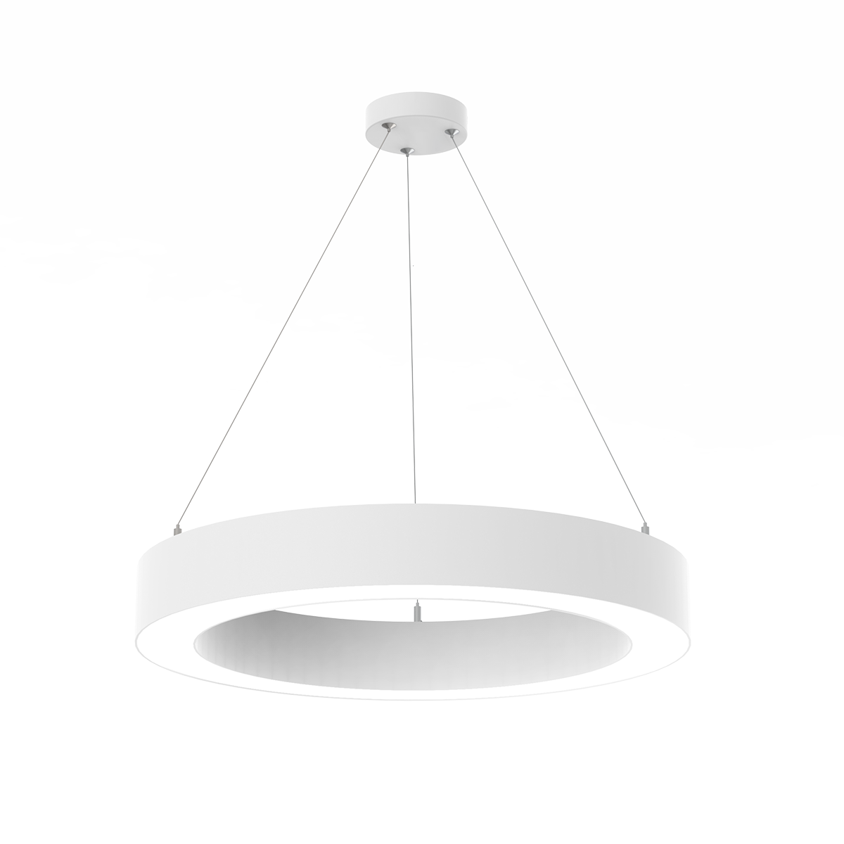 OLA Ringleuchte D600 × B65 × H82 mm, 48 W, 115 lm/W, DALI-2 dimmbar, IP20
